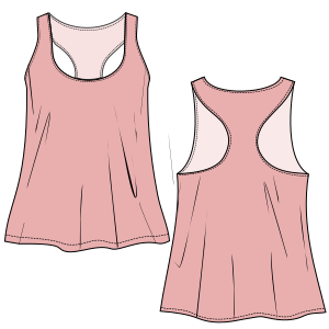 Fashion sewing patterns for LADIES T-Shirts Tank top 3081